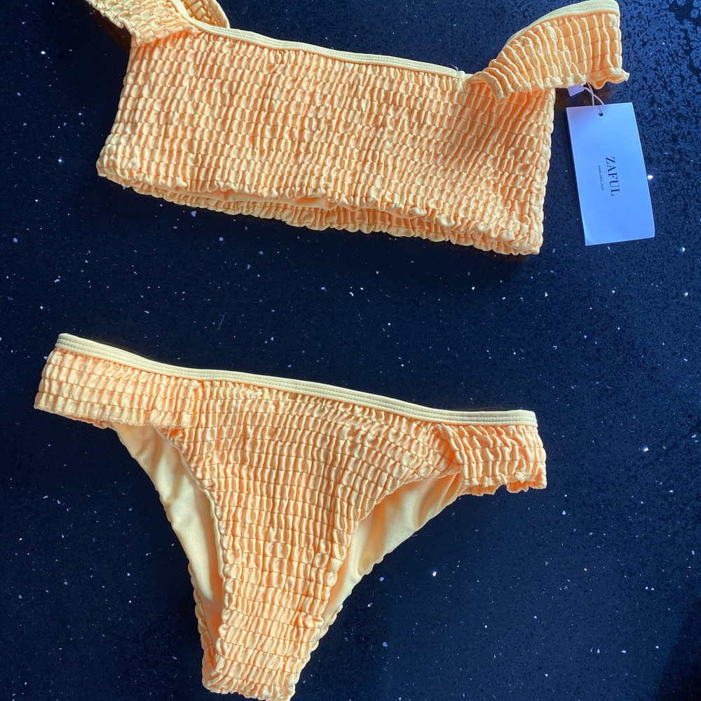 Zaful Yellow bikini sets